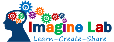 colorful logo of gears representing the imagine lab