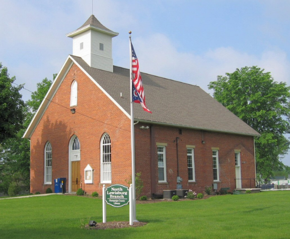 North Lewisburg branch formerly a Friends church