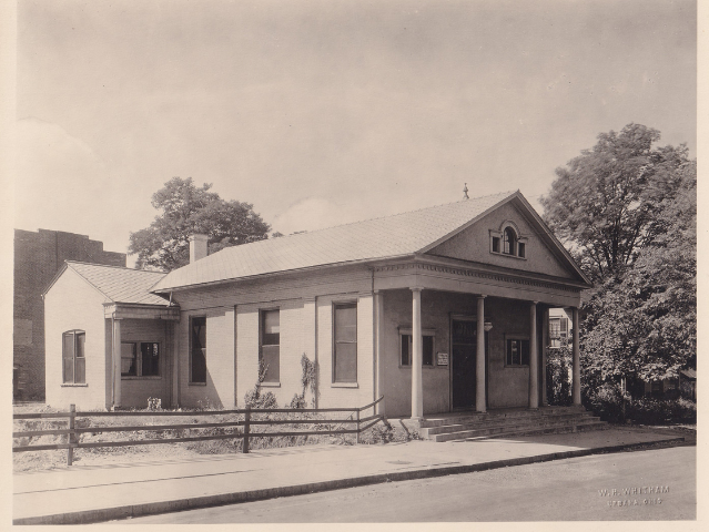 library building on south side of west market street