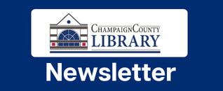library logo on a blue background