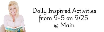 Dolly Inspired Activities 9-5 on 09/25