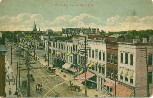 urbana square birds eye view